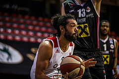 Basketball, bet-at-home Basketball Superliga 2020/21, Grunddurchgang 17.Runde, BC Vienna, Flyers Wels, Alex Robinson (8)