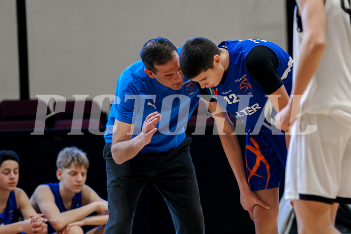 02.03.2025 Österreichischer Basketballverband 2024/25, SLMU16 Basket Flames WAT vs. FCN Baskets Wels