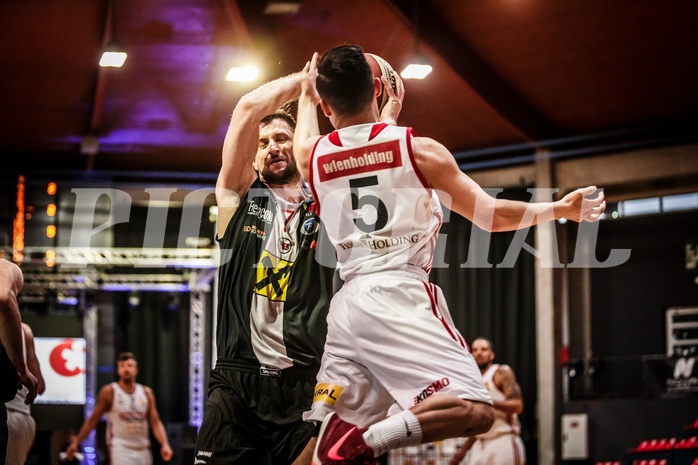 Basketball, ABL 2017/18, Playoff VF Spiel 2, BC Vienna, WBC Wels, Mustafa Hassan Zadeh (5)