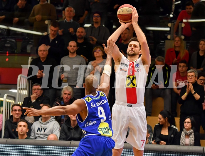 Basketball ABL 2017/18, Grunddurchgang 23.Runde Flyers Wels vs. Gmunden Swans
