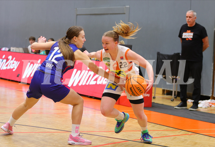 Basketball Damen Superliga 2023/24, Grunddurchgang 12.Runde BK Duchess Klosterneuburg vs. UBSC Graz
Basketball Damen Superliga 2023/24, Grunddurchgang 12.Runde BK Duchess Klosterneuburg vs. UBSC Graz