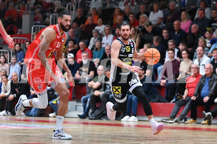 Basketball, Superliga 2024/25, Grunddurchgang 7.Runde, Flyers Wels vs. Gmunden,