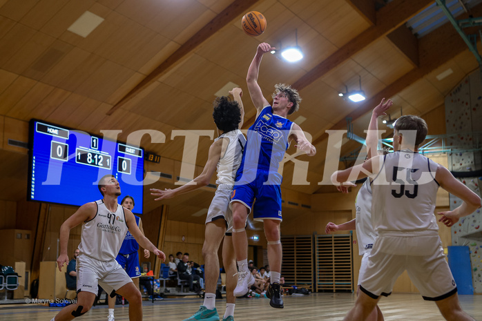 12.01.2025 Österreichischer Basketballverband 2024/25, SLMU19, Basket Flames WAT vs. BBU Salzburg