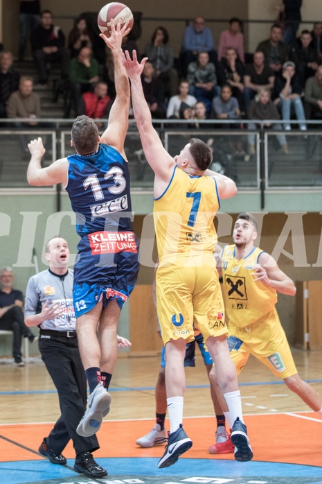 Basketball ABL 2017/18 Grunddurchgang 13.Runde UBSC Graz vs. Kapfenberg Bulls