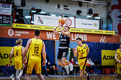 Basketball, Basketball Zweite Liga 2024/25, Grunddurchgang 19.Runde, Traiskirchen Lions NexGen, Wörthersee Piraten, Elvis Keric (9)