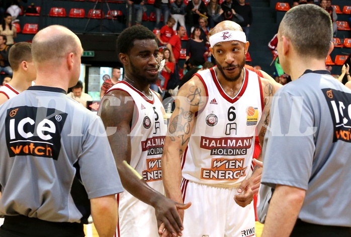 Basketball ABL 2016/17, Playoff VF Spiel 1 BC Vienna vs. WBC Wels