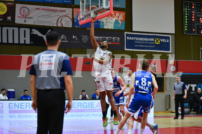 Win2Day Basketball Superliga 2022/23, 9. Plazierungsrunde, Flyers Wels, Oberwart Gunners,
