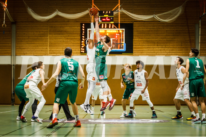Basketball, Basketball Zweite Liga 2021/22, Grunddurchgang 2. Runde, BBC Nord Dragonz, Dornbirn Lions, Marko Kolaric (16); Georgios Tsimidis (13)