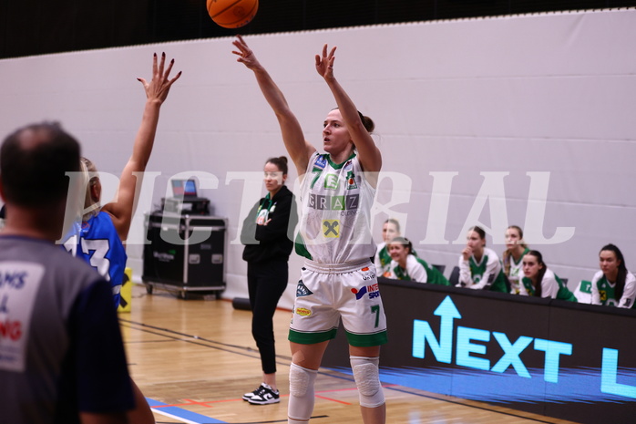 18.11.2023, Graz, Raiffeisen Sportpark, Basketball Damen Superliga 2022/23, Grunddurchgang, 4.Runde, UBI Holding Graz vs. DBB OCS Diamond Ladies Wels ,  