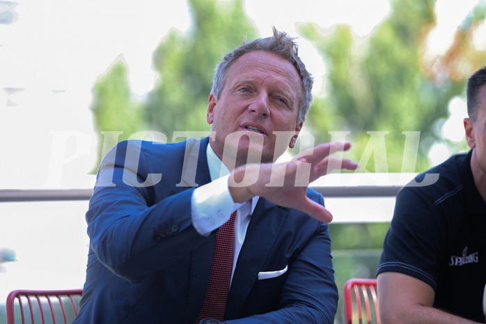 Basketball ÖBV 2019, Pressekonferenz  vs. 


