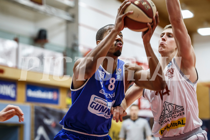 Basketball, Admiral Basketball Superliga 2019/20, Grunddurchgang 17.Runde, Traiskirchen Lions, Oberwart Gunners, Orion Outerbridge (8)