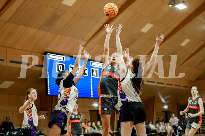 16.02.2025 Österreichischer Basketballverband 2024/25, SLWU16 Vienna United vs Basket Duchess