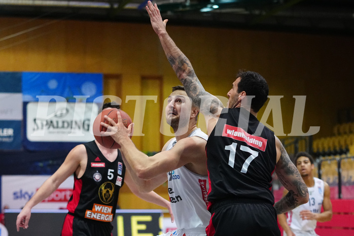 Basketball Superliga 2021/22, Grundduchgang 16.Runde , Kapfenberg Bulls vs. BC Vienna


