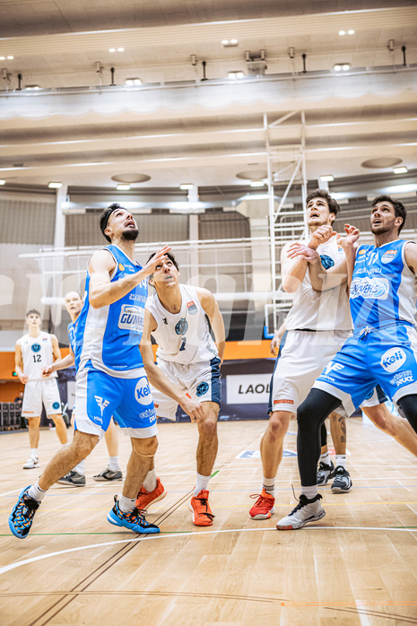 Basketball, Win2Day Superliga 2022/23, Grunddurchgang 19.Runde, Vienna Timberwolves, Oberwart Gunners, Derek Hanes (14), Armin Karian (7)