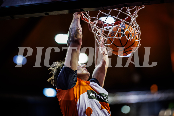 Basketball, Win2Day Superliga 2024/25, Grunddurchgang 7.Runde, BC Vienna, Klosterneuburg Dukes, Elias Wlasak (6)