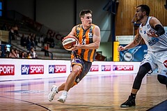 Basketball, ABL 2018/19, Grunddurchgang 31.Runde, Oberwart Gunners, Klosterneuburg Dukes, Valentin Bauer (14)