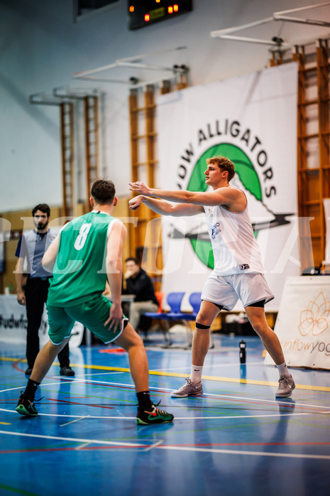 Basketball, Basketball Zweite Liga 2024/25, Grunddurchgang 16.Runde, UDW Alligators, KOS Celovec, Luis Göd (2)