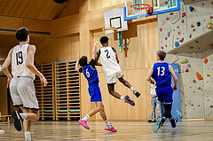 16.02.2025 Österreichischer Basketballverband 2024/25, SLMU16 Basket Flames WAT vs SG Salzkammergut