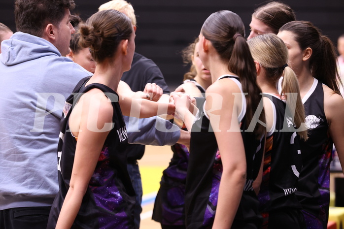 02.03.2025, Graz, Raiffeisen Sportpark, Basketball Damen Superliga 2024/25, Grunddurchgang, 14.Runde, UBSC-DBBC Graz - Vienna United,  