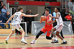 Basketball, Superliga 2024/25, Grunddurchgang 10.Runde, Flyers Wels vs. Traiskirchen Lions,

