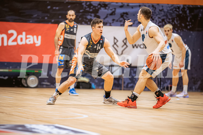 Basketball, Win2Day Superliga 2022/23, Grunddurchgang 13.Runde, Vienna Timberwolves, BK IMMOunited Dukes, Valentin Bauer (14)