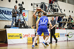 Basketball, Admiral Basketball Superliga 2019/20, Grunddurchgang 15.Runde, St. Pölten, Oberwart Gunners, Nico Kaltenbrunner (14)