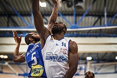Basketball, ABL 2018/19, Playoff HF Spiel 2, Oberwart Gunners, Gmunden Swans, Christopher Tawiah (14)