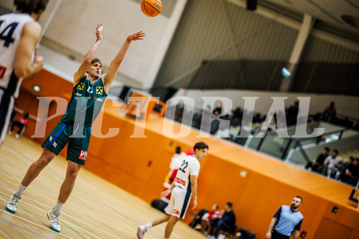 Basketball, Basketball Zweite Liga 2024/25, Grunddurchgang 12.Runde, Vienna Timberwolves, Dornbirn Lions, Davids Grinbergs (11)