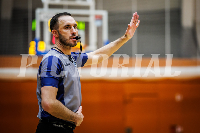 Basketball, Basketball Zweite Liga 2024/25, Grunddurchgang 20.Runde, Vienna Timberwolves, Traiskirchen Lions NexGen, SR P. Trmal