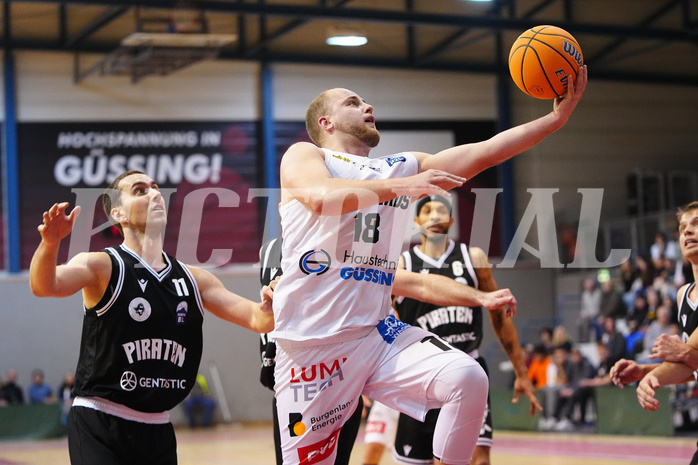 Basketball 2. Liga 2024/25, Grunddurchgang 12.Runde , Güssing vs. Wörthersee


