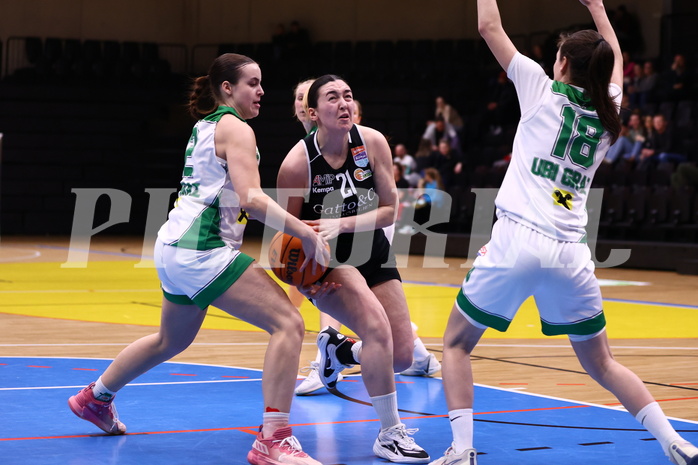 02.03.2024, Graz, Raiffeisen Sportpark, Basketball Damen Superliga 2023/24, Grunddurchgang 14.Runde, UBI Holding Graz - Basket Flames Women ,  