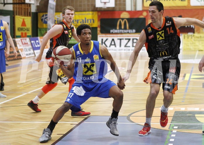 Basketball ABL 2015/16 Grunddurchgang 34.Runde  Fürstenfeld Panthers vs UBSC Graz