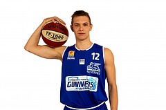 Basketball, ABL 2018/19, Media, Oberwart Gunners, Jonathan Knessl (12)