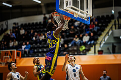 Basketball, Basketball Zweite Liga 2024/25, Grunddurchgang 17.Runde, Vienna Timberwolves, Future Team Steiermark, Simon Okoro (19)