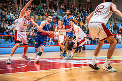 Basketball, Win2Day Superliga 2022/23, 6. Qualifikationsrunde, Traiskirchen Lions, BBC Nord Dragonz, Petar Cosic (3)