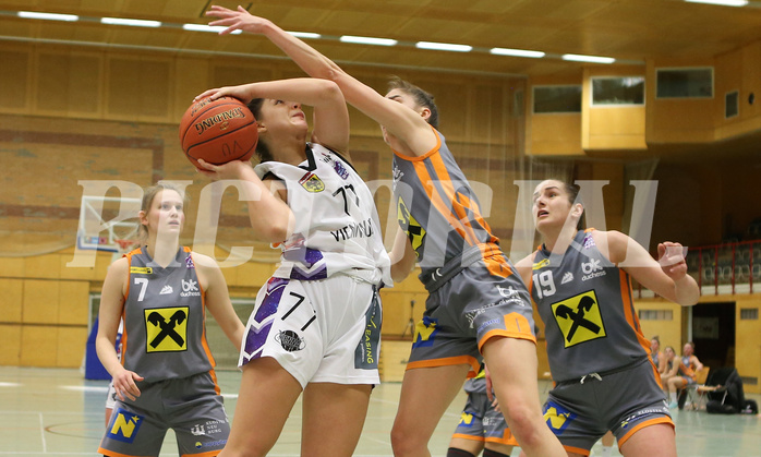 Basketball Damen Superliga 2021/22, Grundducrhgang 11.Runde Vienna United vs. Klosterneuburg Duchess