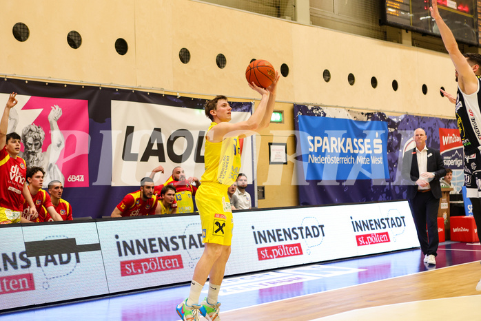 Basketball Superliga 2022/23, 8.Plazierungsrunde SKN St.Pölten vs. Gmunden Swans