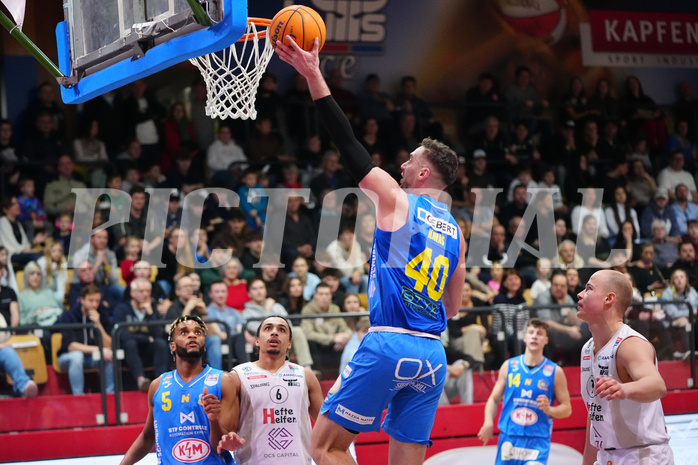 Win2day Basketball Superliga 2023/24, Grunddurchgang, 22. Runde, Kapfenberg vs. St.Pölten