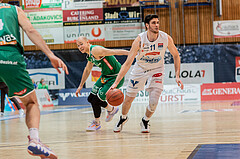 Basketball, Basketball Superliga 2022/23, Grunddurchgang Runde 21 , Oberwart Gunners, Kapfenberg Bulls, David V