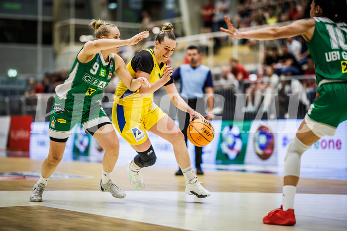 Basketball, Win2Day Basketball Damen Superliga 2023/24, Playoff, Finale Spiel 3, SKN St. Pölten, UBI Graz, Bettina Kunz (71)