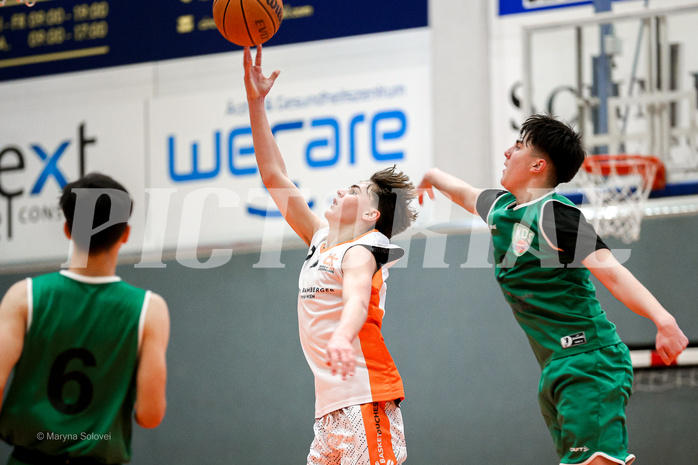 29.03.2025 Österreichischer Basketballverband 2024/25, SLMU16, Basket Dukes vs. KOS Celovec