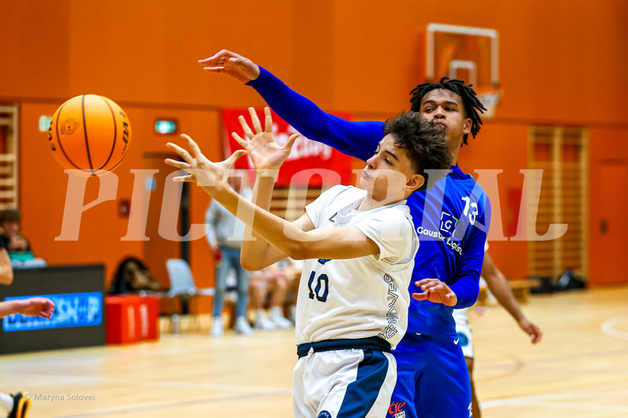 24.11.2024 Österreichischer Basketballverband 2024/25, SLMU16, Vienna Timberwolves vs. ATSE Graz