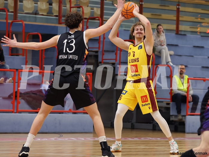Basketball Zweite Liga 2024/25, Grunddurchgang 16.Runde Traiskirchen Lions NextGen vs. Vienna United


