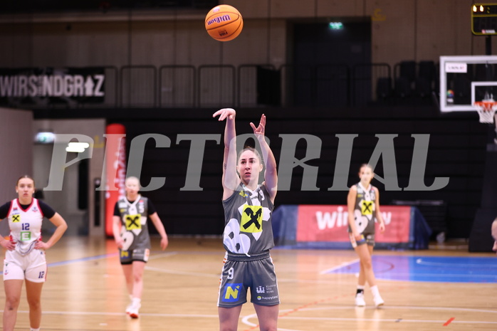 01.12.2024, Graz, Raiffeisen Sportpark, Basketball Damen Superliga 2024/25, Grunddurchgang, 8.Runde, UBSC-DBBC Graz - BK Raiffeisen Duchess ,  
