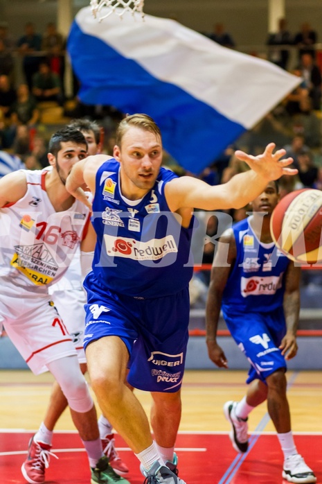 Basketball ABL 2015/16 Grunddurchgang 4.Runde Traiskirchen Lions vs Oberwart Gunners