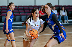 27.04.2025 Österreichischer Basketballverband 2024/25, SLWU16 VF Basket Flames UNION vs. DBB  Basketgirls Wels