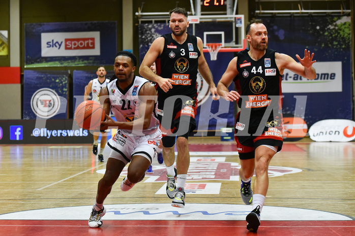 Basketball Superliga 2021/22, Grunddurchgang 14. Runde Flyers Wels vs. GGMT Vienna
