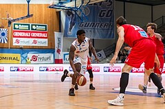 Basketball, ABL 2016/17, Playoff HF Spiel 2, Oberwart Gunners, WBC Wels, Cedric Kuakumensah (5)