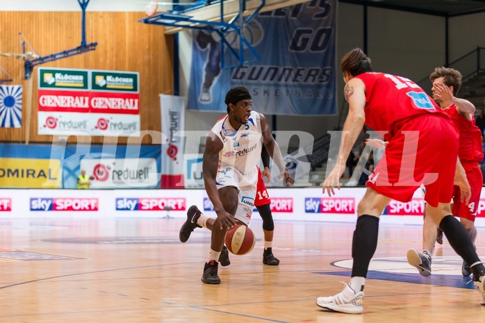 Basketball, ABL 2016/17, Playoff HF Spiel 2, Oberwart Gunners, WBC Wels, Cedric Kuakumensah (5)