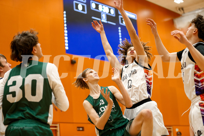08.03.2025 Österreichischer Basketballverband 2024/25, SLMU16, Post SV Wien vs Dornbirn Lions